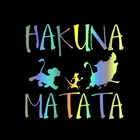 Наклейка Акуна Матата, Король Лев, мотоцикл, различные размерыцвета, виниловые наклейки на машину, S51918