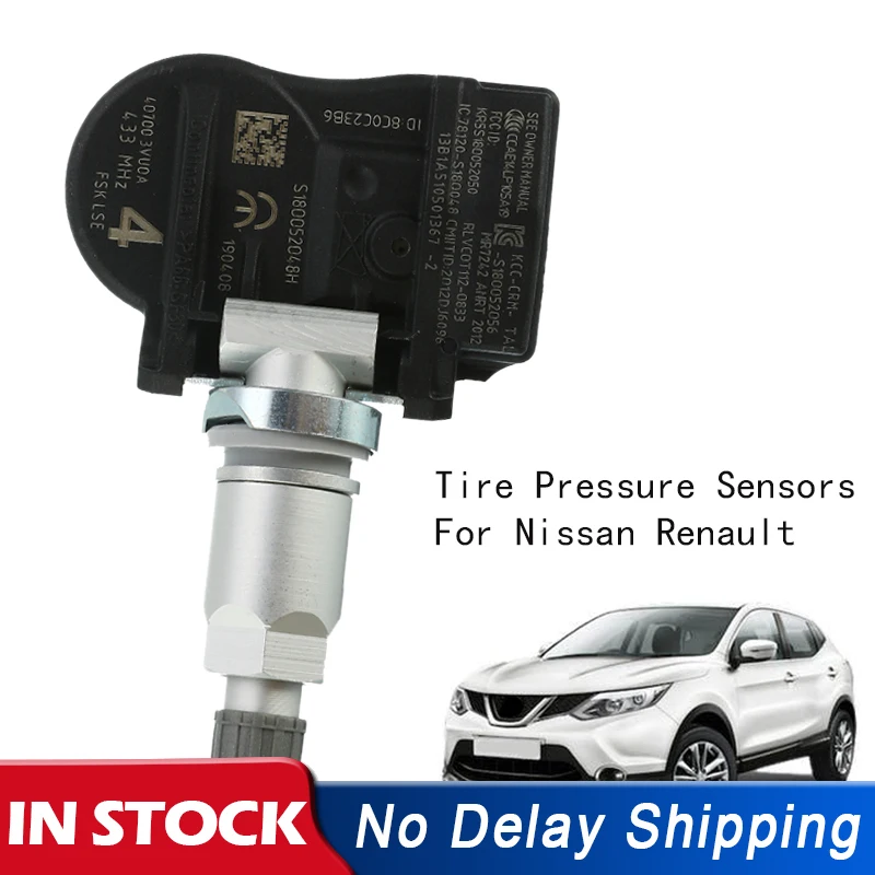 Датчик давления в шинах для Nissan NOTE QASHQAI TIIDA хэтчбек Renault ESPACE V KOLEOS аксессуары 433 МГц