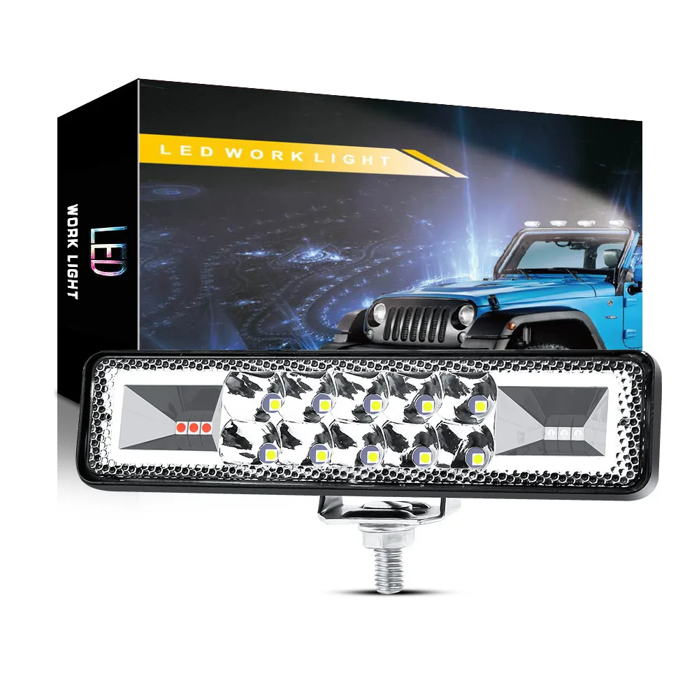 12V светодиодный 24V 48 Вт вспышки света работы лампы для авто ATV автомобилей