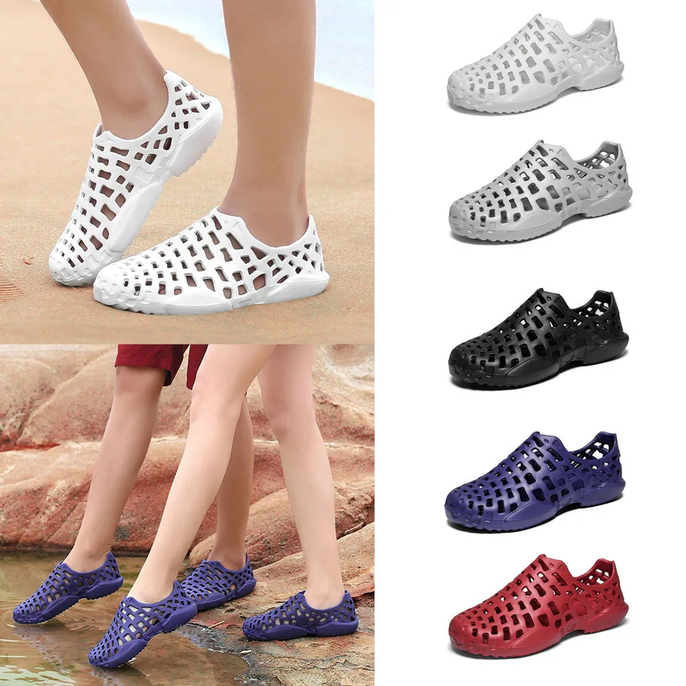 Новинка 2019 года Мужская обувь женские повседневные пляжные сандалии унисекс с