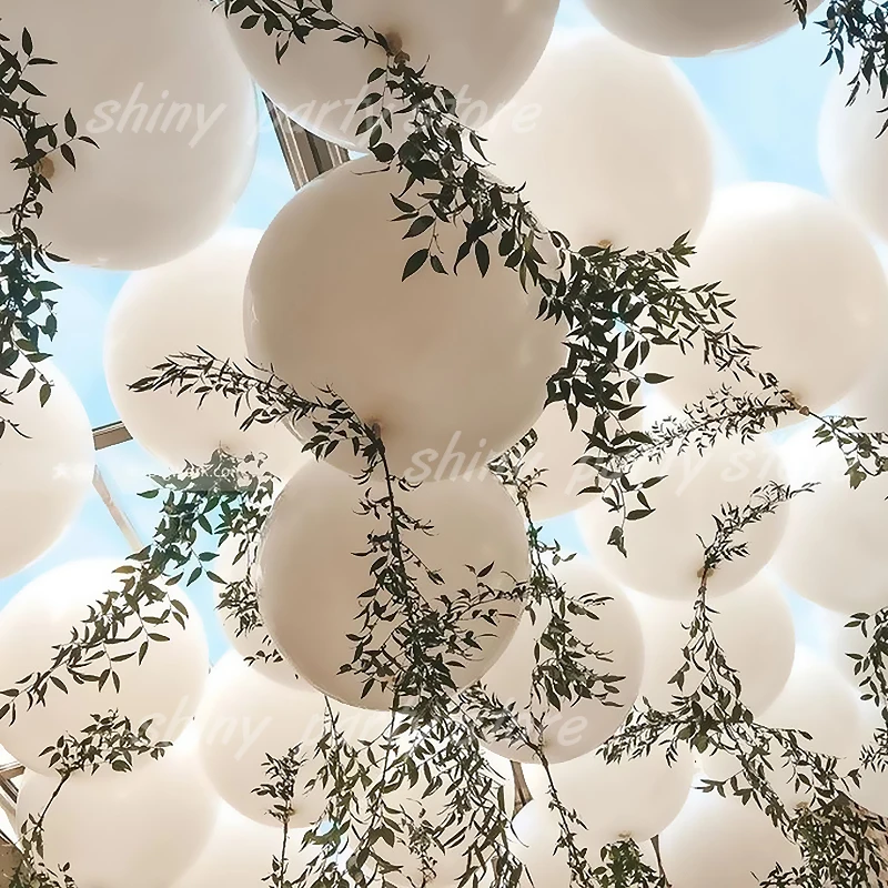 Свадебное украшение белый воздушный шар разноцветный цветочный фон для дня