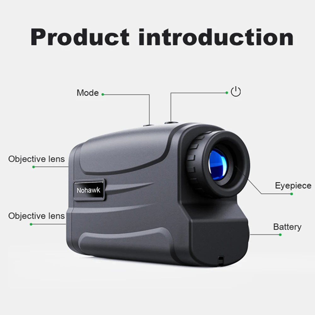 

Measuring Sensor Measure Height Portable Golf Digital Golf Rangefinder Slope Handheld Laser Distance Meter for Sport Hunting