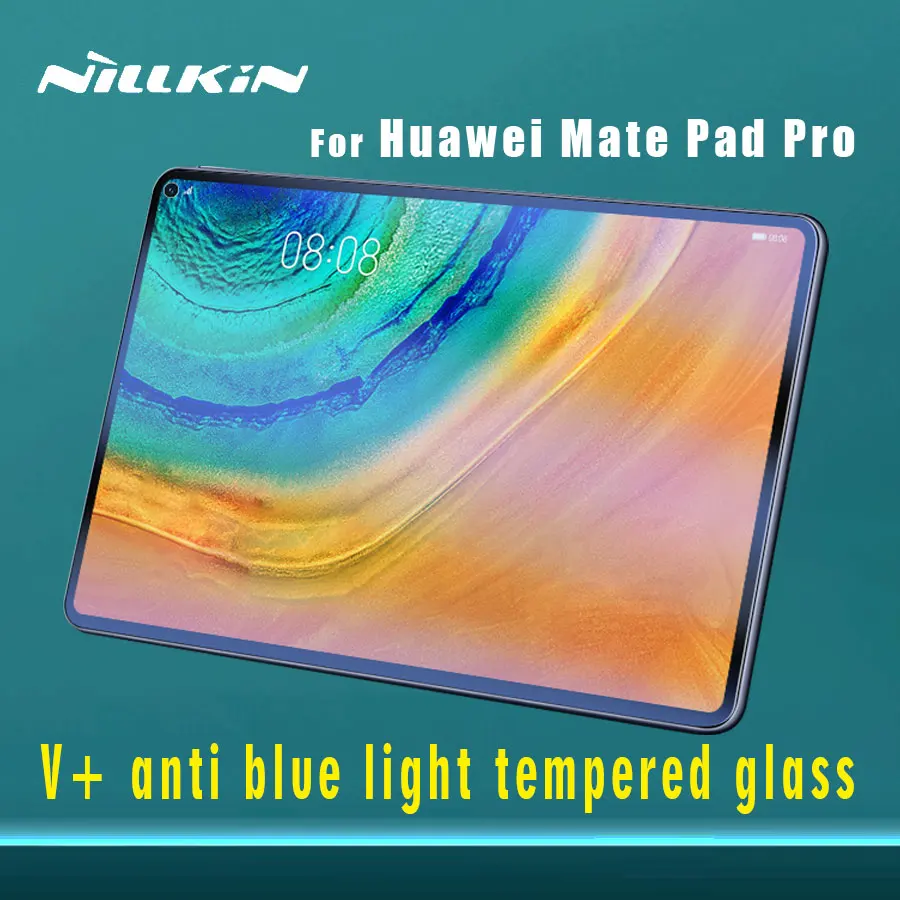 

Nillkin для Huawei Mate Pad Pro стекло V + анти синий свет закаленное стекло Защита экрана для Huawei Mate Pad Pro HD стеклянная пленка