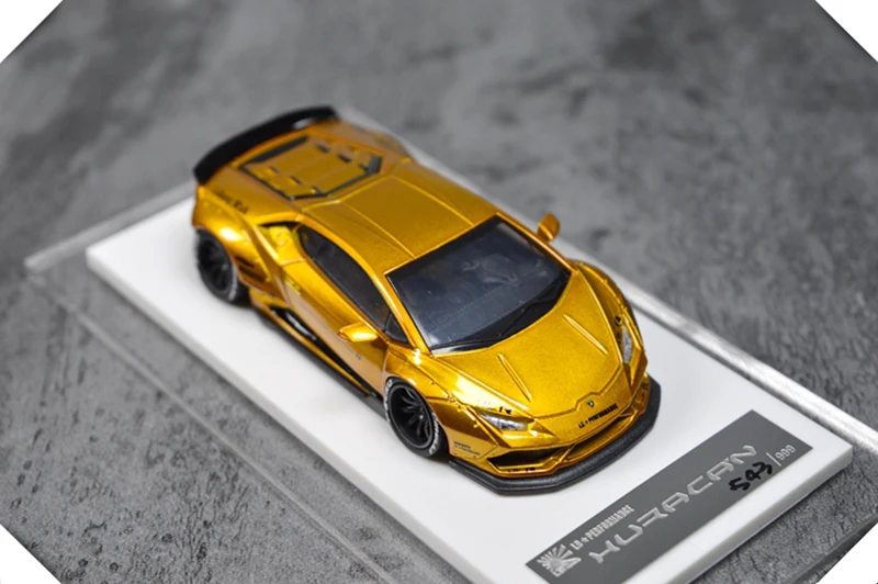 Смола Золото 1: 64 весы LP610 LB Refit модель автомобиля статическое состояние автомобиля изысканное моделирование мужской подарок коллекционная