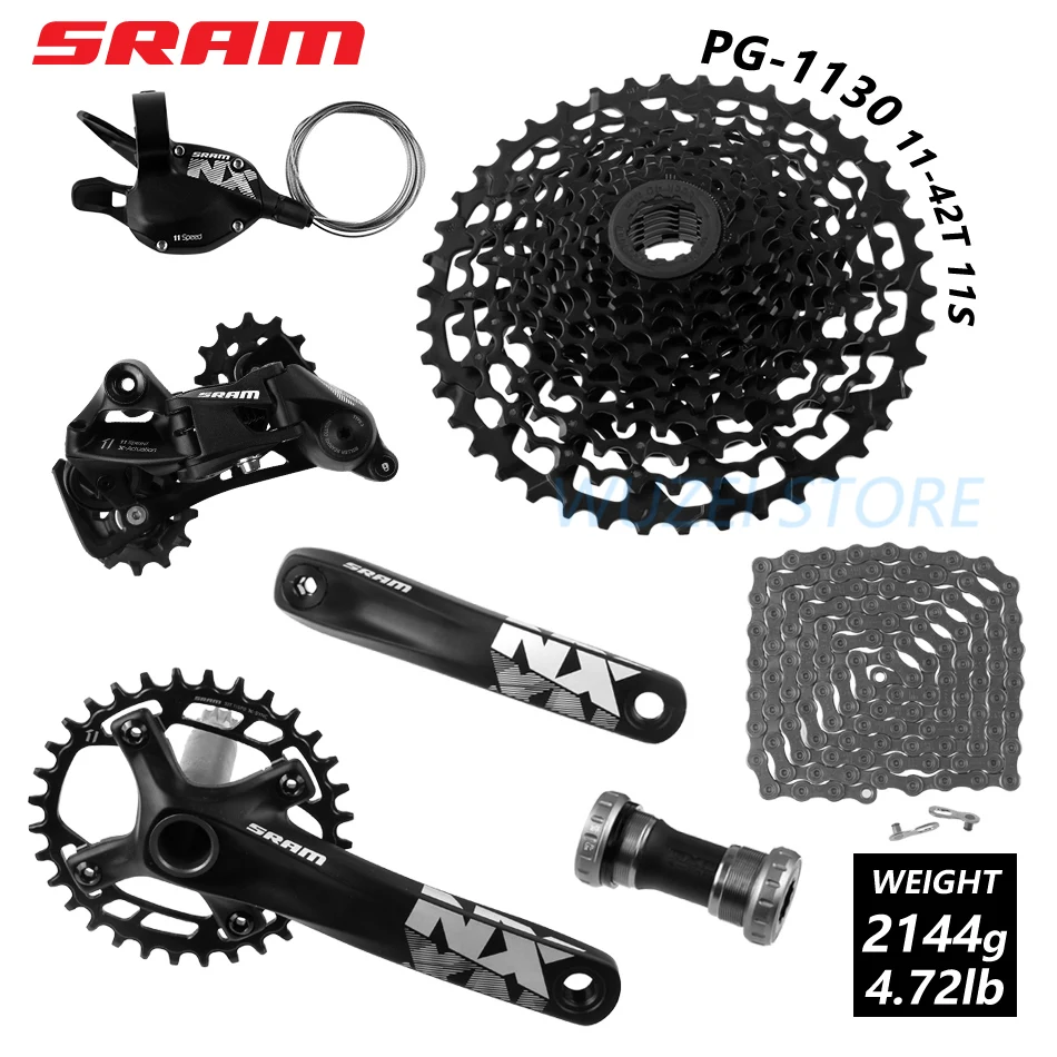 Переключатель SRAM набор групп 11 скоростей NX задний переключатель триггерный переключатель передач цепь 42 т маховик 170 мм коленчатая Звездочка GXP центральная ось