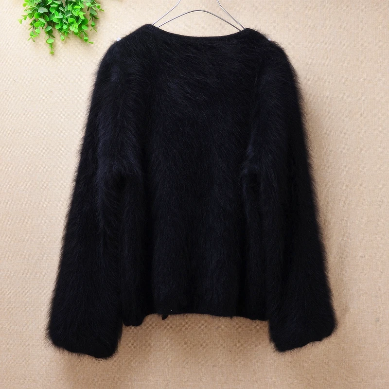 Повседневная искусственная норковая касса вязаный мягкий теплый зимний