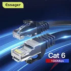 Кабель Ethernet Essager Cat6, кабель Lan, UTP RJ45, сплиттер, сетевой витой парный патч-корд для маршрутизатора ноутбука RJ 45, Интернет-кабель