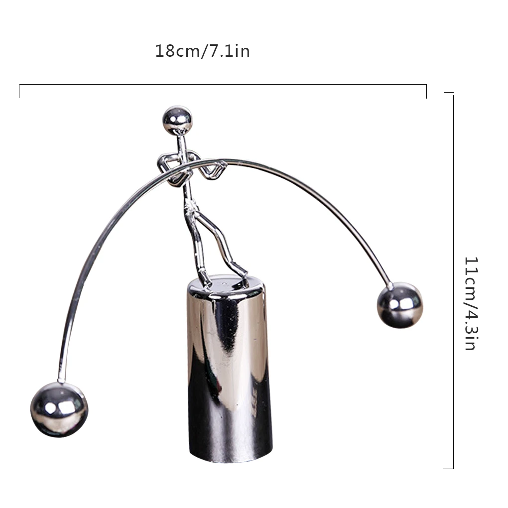 1 шт. баланс Набор детских качелей Сталь игрушка настольная лампа вращающийся