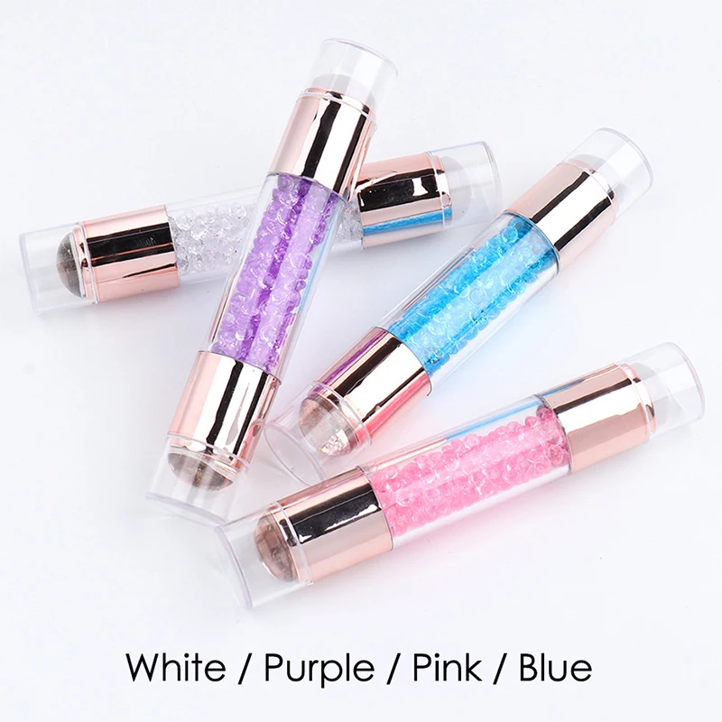 Двусторонний штамп для ногтей набор пластин стемпинга Желейный силиконовый