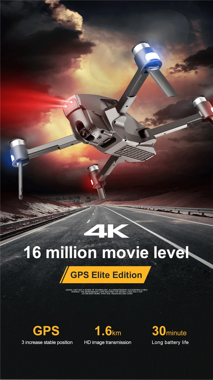 4K Профессиональный Дрон с дистанционным управлением, 5G, Wifi, FPV, долгое время Летающий Квадрокоптер, gps Дроны с камерой HD 1080P VS F11 PRO