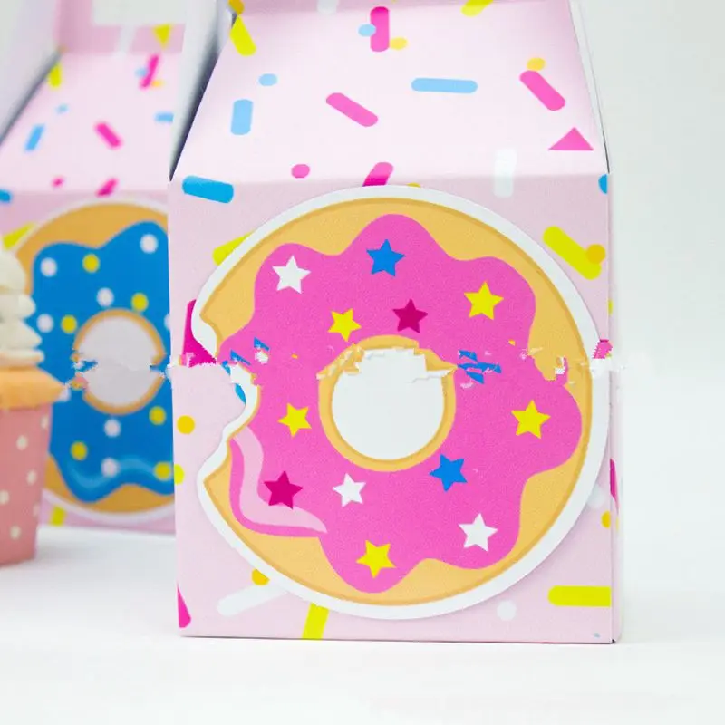 OEING 3 шт. Свадебная конфетная коробка пончики вечерние украшения Подарочная для