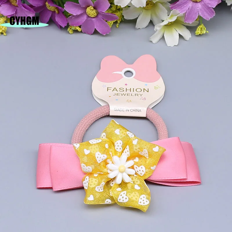 

New Fashion Scrunchie hair women hair ties Elastic band made designer headwear hair rubber band hair accessoires A04-5