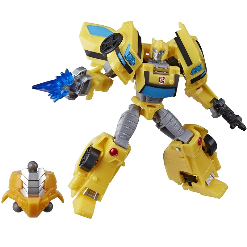 

Hasbro Transformers Toy Cyberverse Deluxe Class 5-Inch Bumblebee Action Figure and Build-A-Figure Piece Gift for Kids