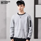 Pioneer CampЗимние толстовки с капюшоном; Мужские теплые плотные толстовки из 100% хлопка в стиле хип-хоп; Уличная мужская одежда; XYS002255