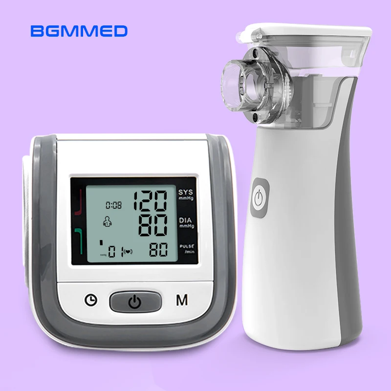 

BGMMED ручной ингалятор астмы ингалятор и ЖК-дисплей наручные кровяное давление семья здравоохранения путешествия пакеты
