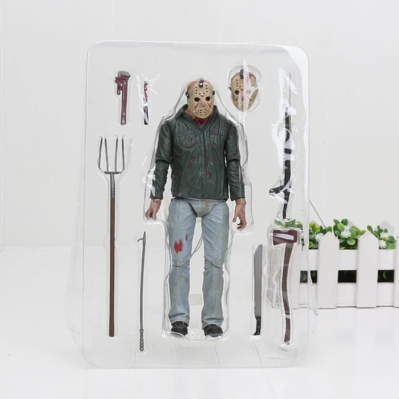 2no box " NECA фигурка Фредди Джейсон пятница 13-я последняя часть Jason Voorhees игра NECA фигурка подарки на Хэллоуин - Цвет: 2no box