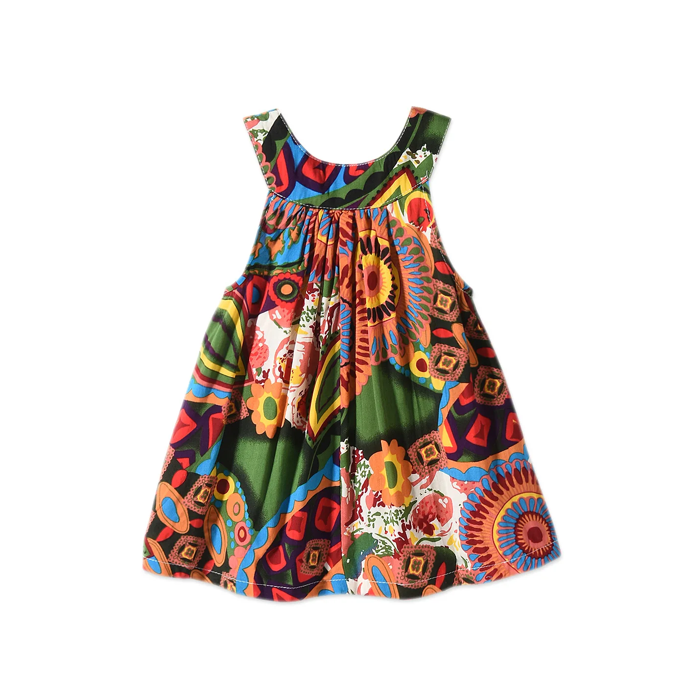 HOT children ins floral sleeveless dress with shoulder-straps of the girls kids Princess evening competition | Детская одежда и