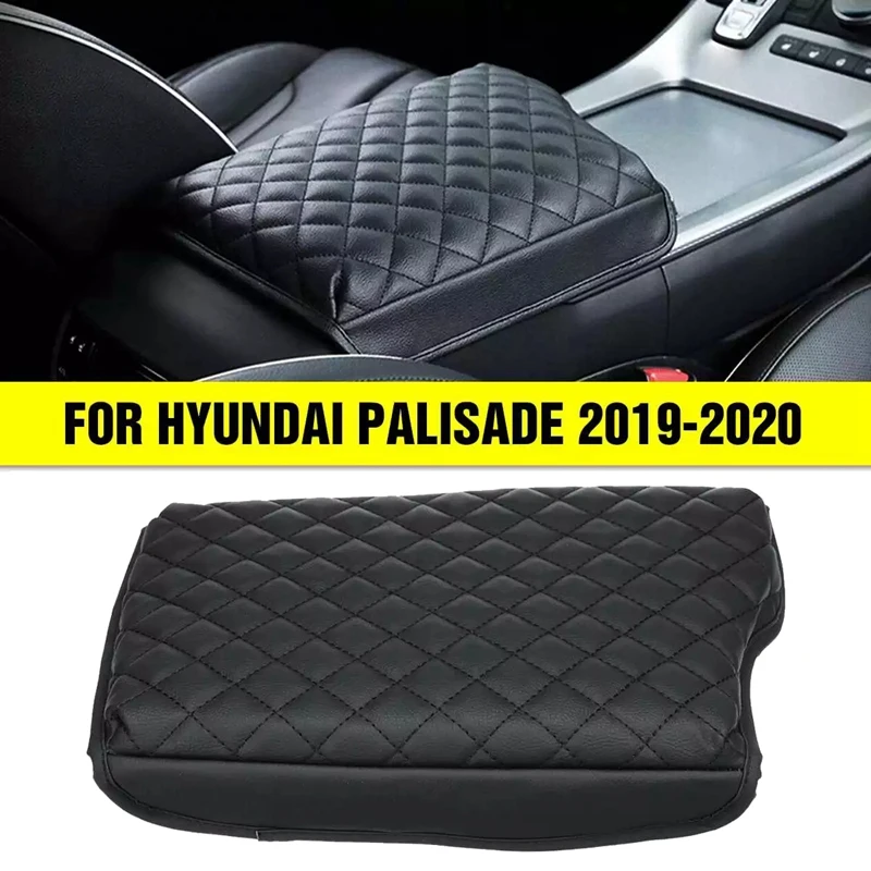 

Подлокотник для центральной консоли автомобиля, кожаный коврик для Hyundai Palisade 2019 2020