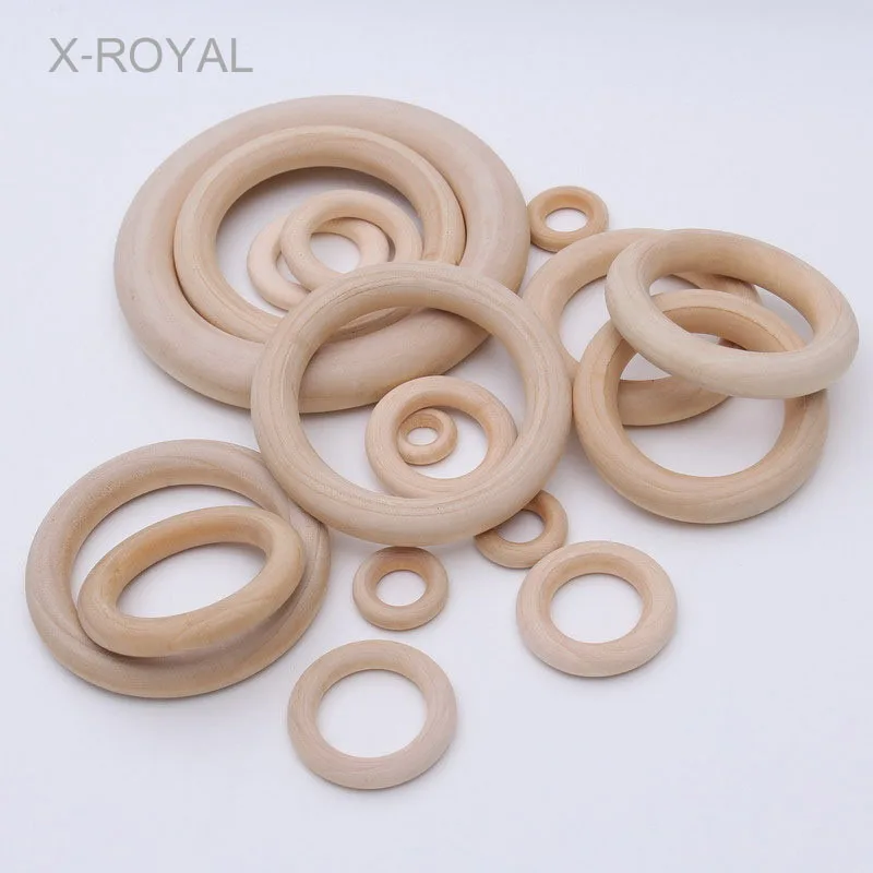 X-ROYAL 100 шт/Партия 15-40 мм Новый бревно цвет деревянные свободные бусины DIY ювелирные