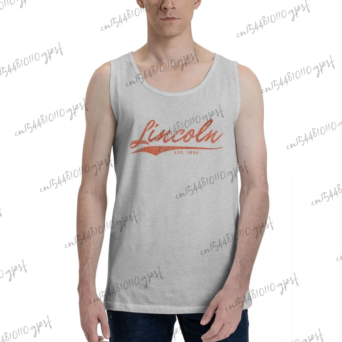 

playera sin manga hombre Lincoln Nebraska Est gym clothing regata masculina