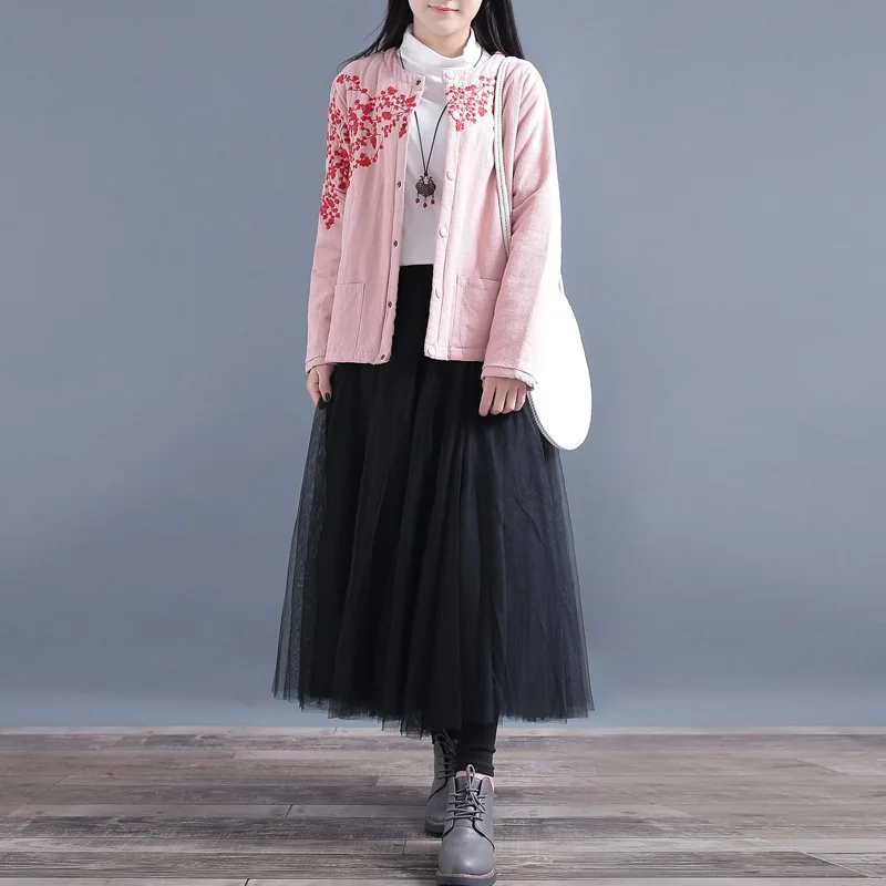 Куртка женская хлопковая в китайском стиле Осень-зима 2020 | Тематическая одежда и