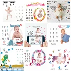 Детское одеяло для фотосъемки новорожденных, 12 месяцев