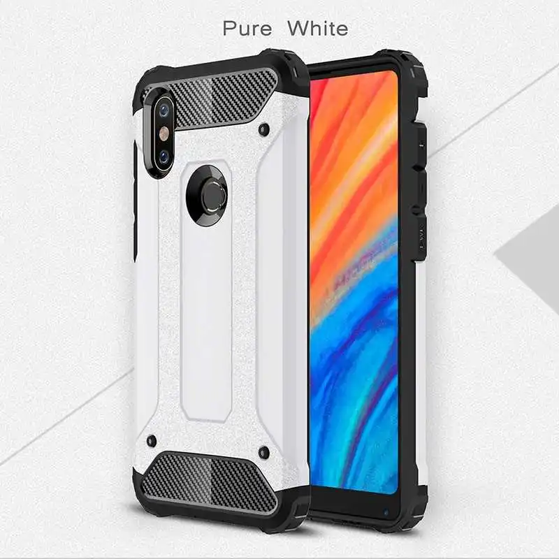Mokoe mi Iron Armor ударопрочный 5,9" для Xiaomi mi Mix 2s Чехол для Xiaomi mi Mix 2s чехол для телефона - Цвет: White