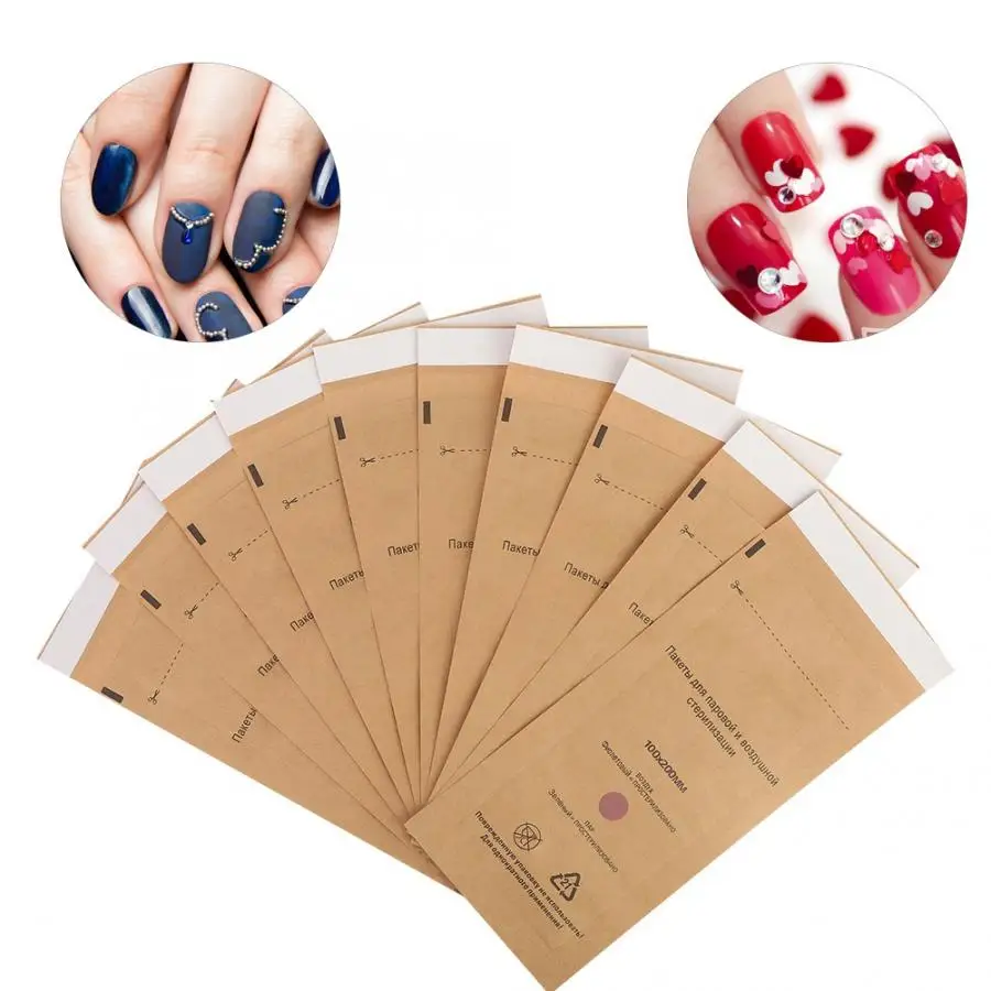 Одноразовые пакеты для стерилизации 10 шт./20 шт./30 шт. косметические инструментов