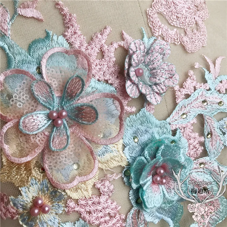 8Colors Stereo Nail Beads Hot Diamond Embroidery Lace Topping Service DIY Special Price Clothing Accessories | Дом и сад