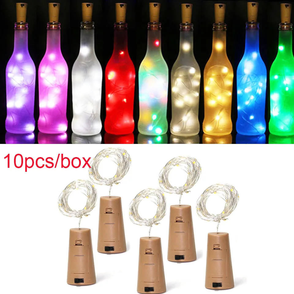 СВЕТОДИОДНАЯ Гирлянда-пробка для украшения бутылок | Освещение