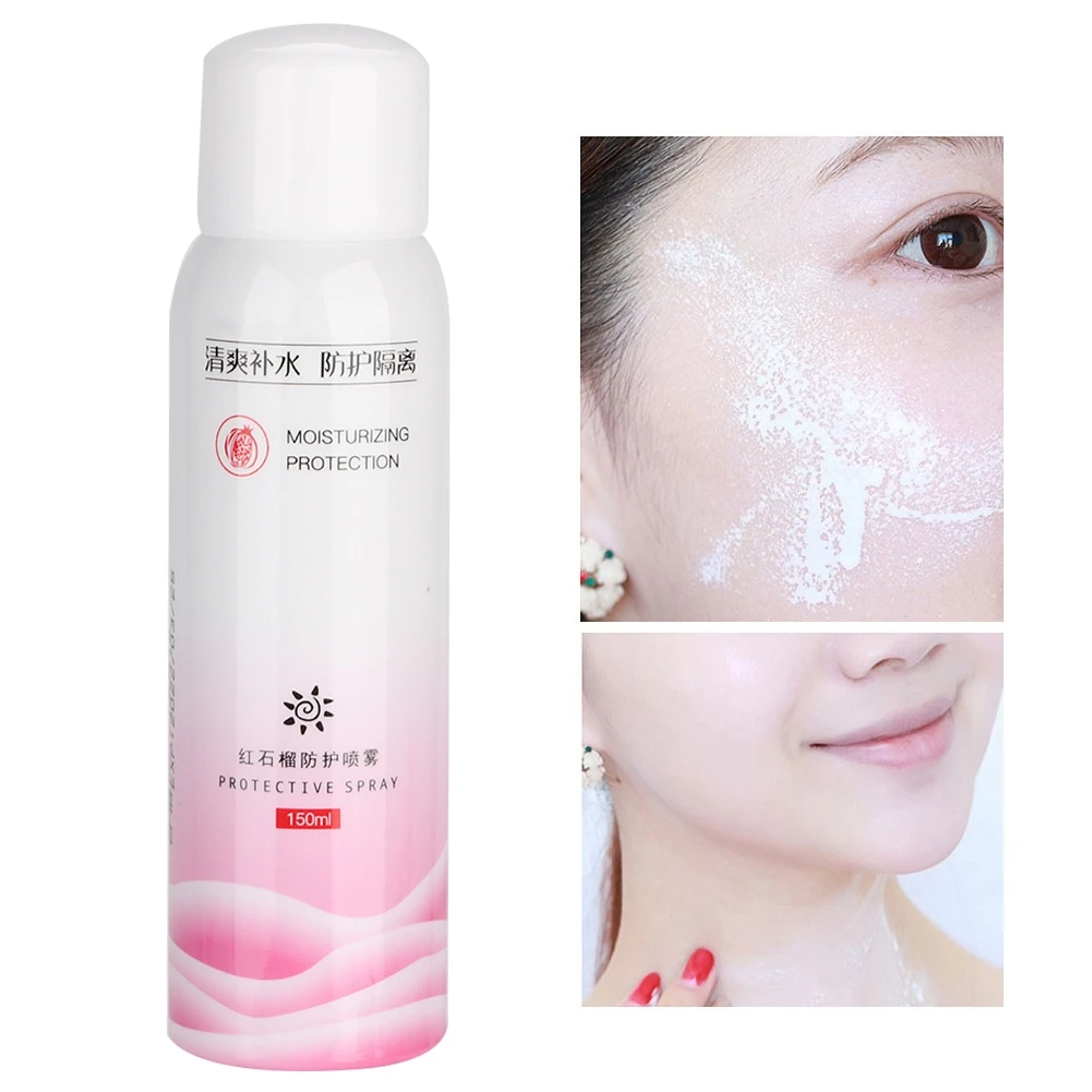 Спрей от солнца с экстрактом граната летний защитный увлажняющий отбеливающий