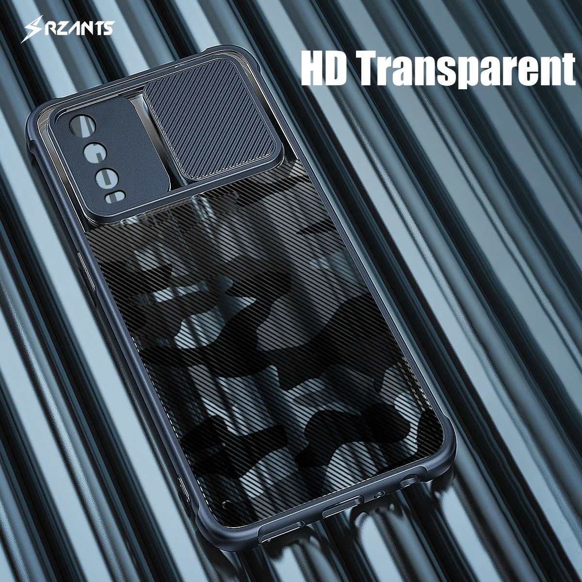 

Rzants For VIVO Y20 2021 VIVO Y20 Y20S Y20i Case Soft [Camouflage Lens] Air Bag Conor Shockproof Slim Half Clear Cover