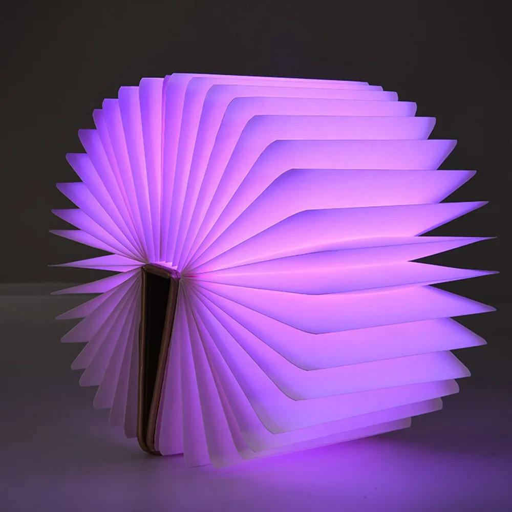 5 цветов сменный USB Перезаряжаемый светодиодный книжный светильник из