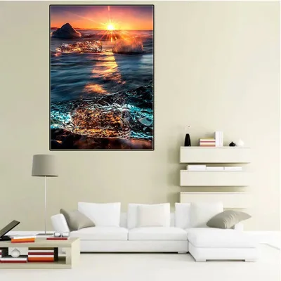 Фон для фотосъемки с изображением солнца дивана спальни|Рисование и каллиграфия|