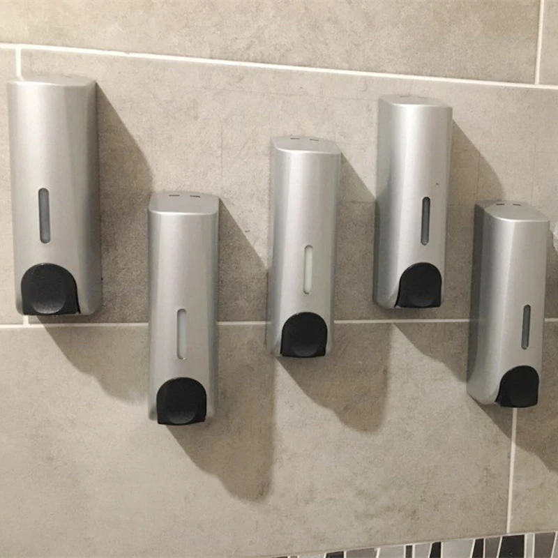 

350mlX3 Plastic Dispenser Bathroom Soap Dispenser Touch Zeepdispenser Distributeur De Savon Wall Soap Liquid Shampoo Dispenser