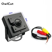 owlcat 700tvl cmos sensor mini analog camera 3 7mm lens metal housing security surveillance cctv video camera pal ntsc