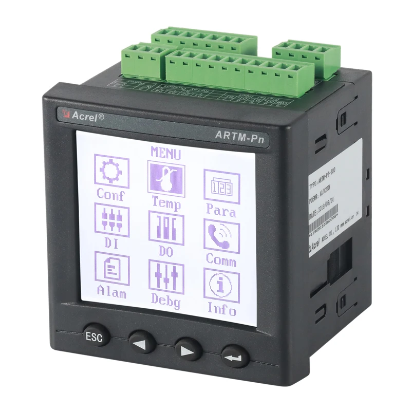 

433.925MHZ 433MHZ High Voltage Cabinet ARTM-Pn 60 Devices Wireless Temperature Display Meter RS485 Modbus - RTU