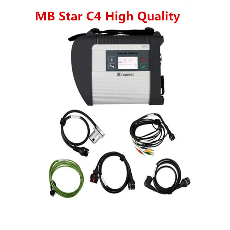 C4 OBD2 сканер MB STAR C4 мультиплексор звезда Диагностика с wifi для Mercede автомобилей и грузовиков авто диагностический инструмент obd 2 разъем - Цвет: C4