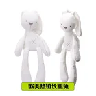 Взрывчатая плюшевая игрушечная кукла-кролик с длинными ногами, детское животное, кукла, кукла, детская игрушка