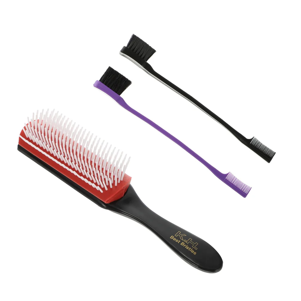 

1pc Detangling Hair Brush Scalp Brush Comb with 2pcs Brushes