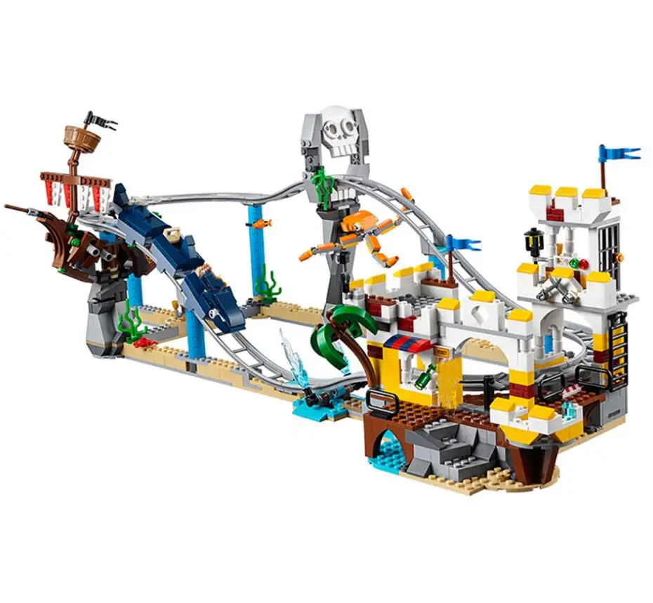24051Builerds набор пиратские американские Горки 3 в 1 совместимые Legoinglys 31084