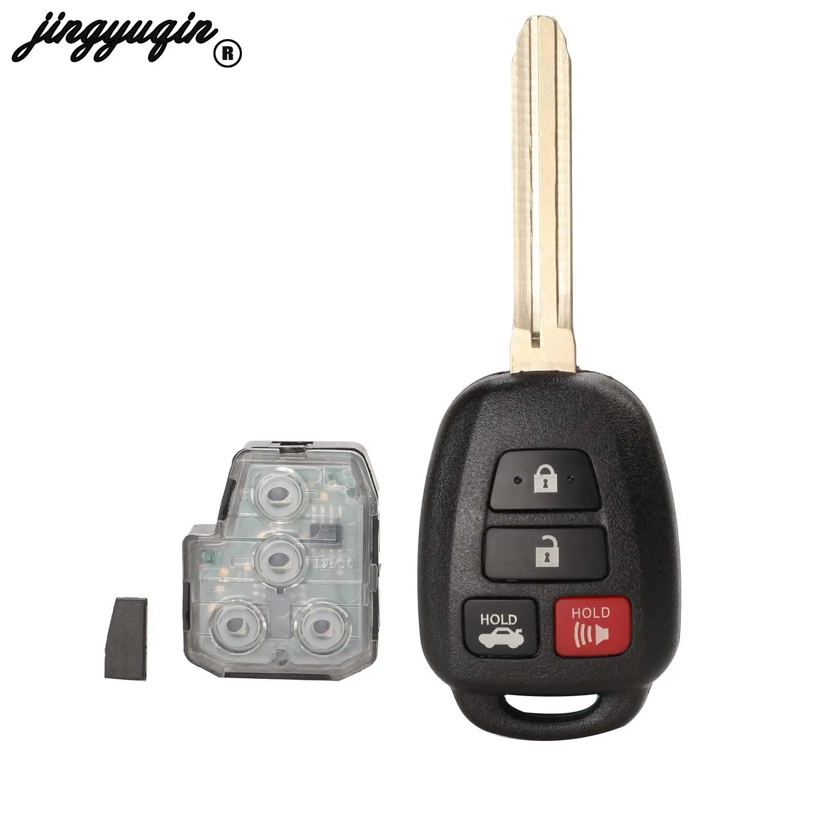 Пульт дистанционного управления для автомобиля jingyuqin 3/4 B 315 МГц Toyota CAMRY 2012 2013 2014 2015