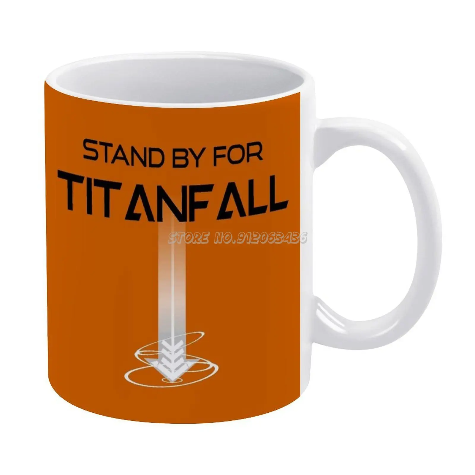 Кружки для кофе "Stand By For Titanfall" в стиле мультфильма, чашки для чая, коллекция подарков на День рождения, научно-фантастические PC BT 7274 Xbox on.