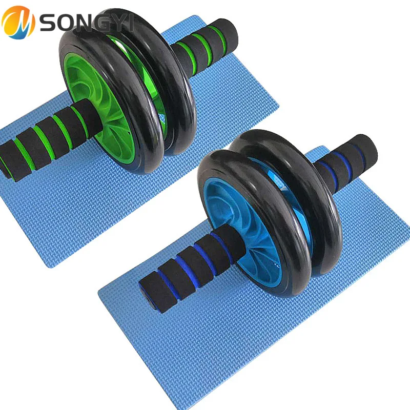 

SONGYI 2021 Abdominal Wheel Roller Keep Fit Wheels No Noise Abdominal Wheel Ab Roller Mat Exercise Fitness Fitness Equipment Y30