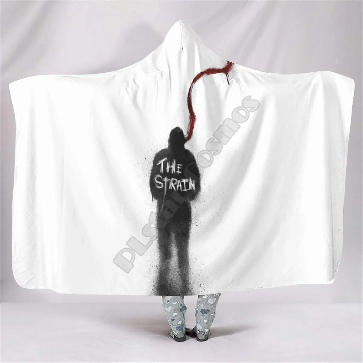 

The Strain Long Tongue Hooded Blanket 3D print Wearable Blanket Adults men women Polynesian Drop Shipping 05