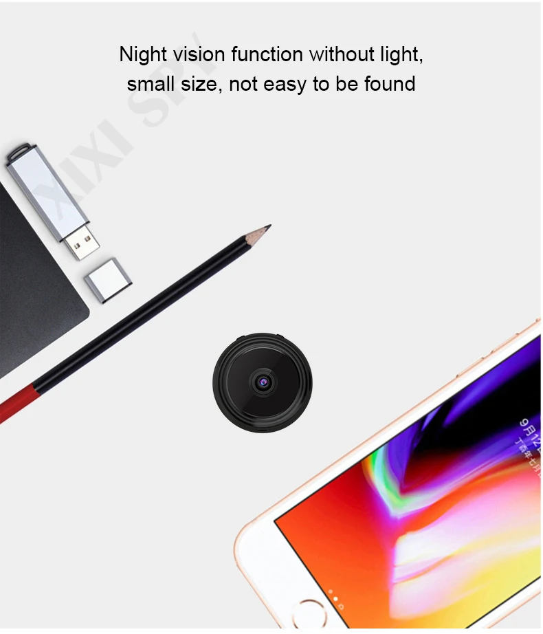 XIXI шпионская Мини wifi камера IP hd секретная камера микро маленькая 1080p Беспроводная видекам для дома и улицы