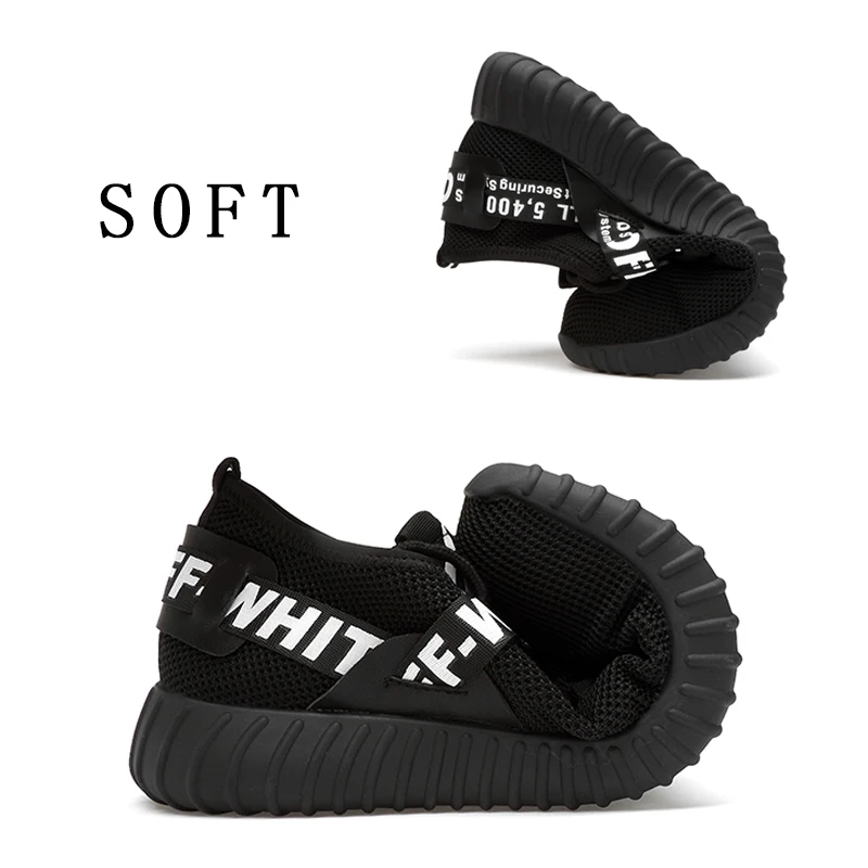 Мужская дышащая Рабочая защитная обувь мужские уличные противоскользящие