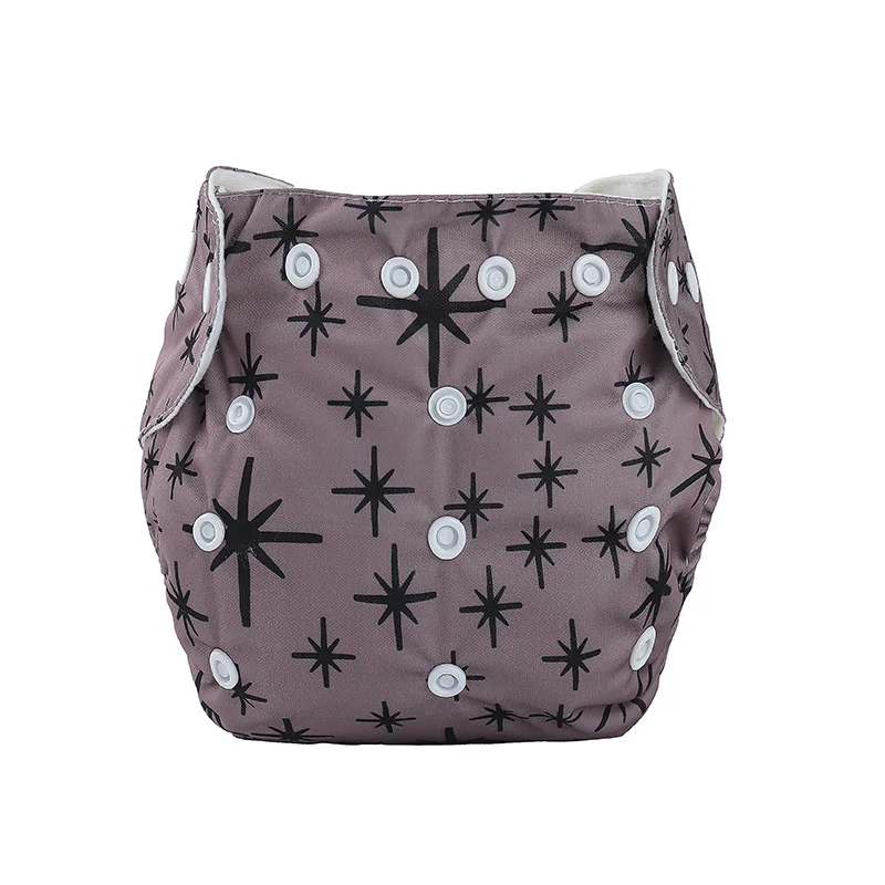 Детские Тканевые моющиеся подгузники многоразовые с принтом водонепроницаемые