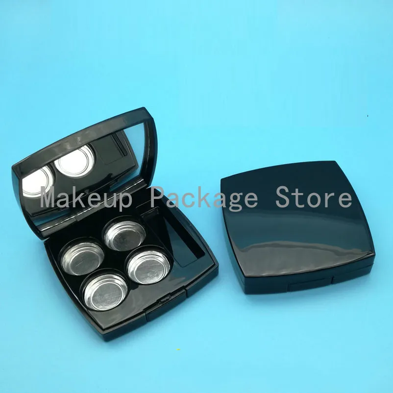 10 шт. 21 мм пустая емкость для теней век губ ёмкость бальзама 4 сетки черный