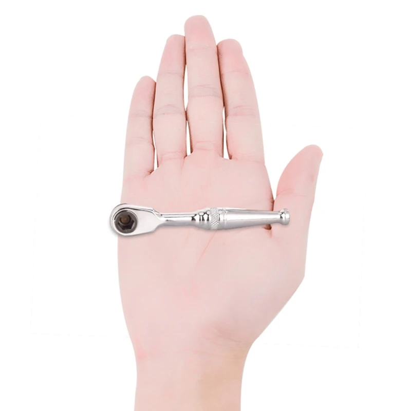 

26pcs Mini Ratchet Wrench Socket Bits 1/4'' Drive Spanner Kit Tools for Bicycle Motorcycle Repairing